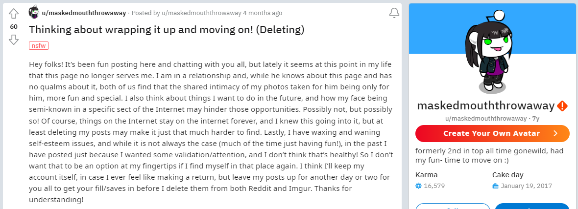 Image 3599471 from maskedmouththrowaway u/maskedmouththrowaway