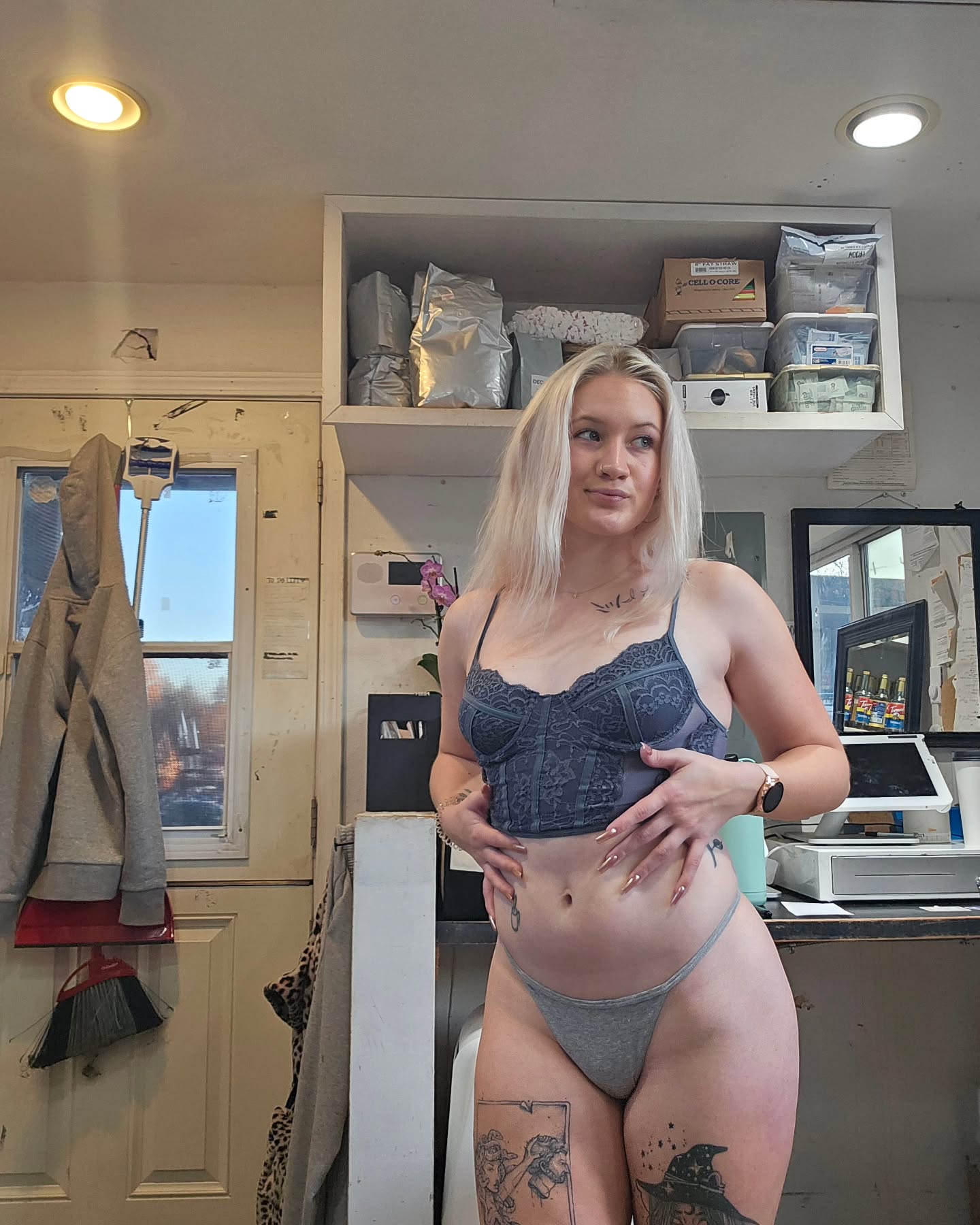 Image 6995170 from Kayla / mell0wbl0ndie / Peaches_n_coffee - Bikini Barista Girl