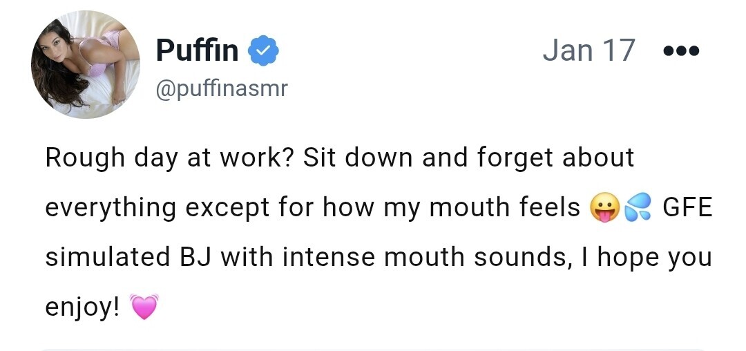 Image 8242951 from ASMR Puffin